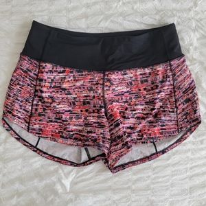 Lululemon Speed Up Running Shorts 2.5 inseam high waist